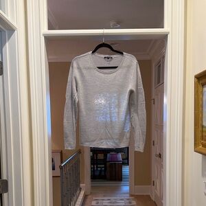 Noel Asmar Light Gray Crew Neck Sweater
